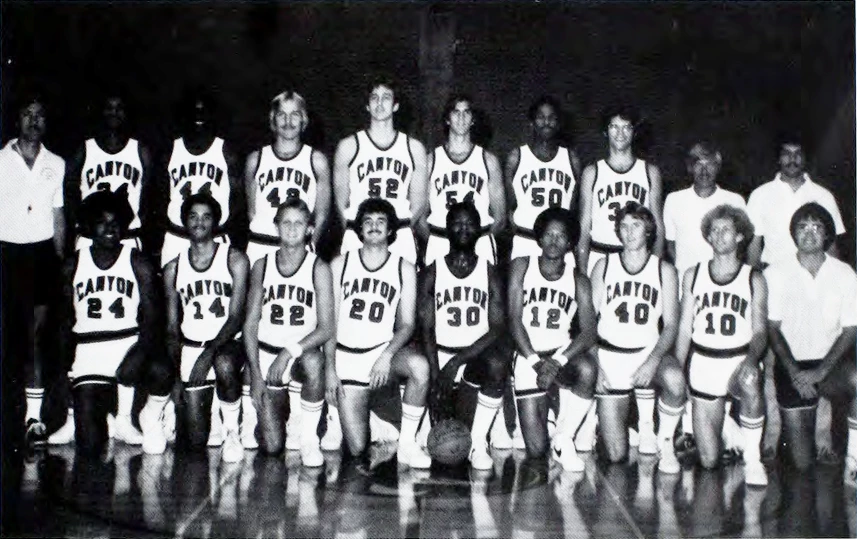 Jim Pyers 1979-80 Men's Basketball Roster - Grand Canyon University Athletics