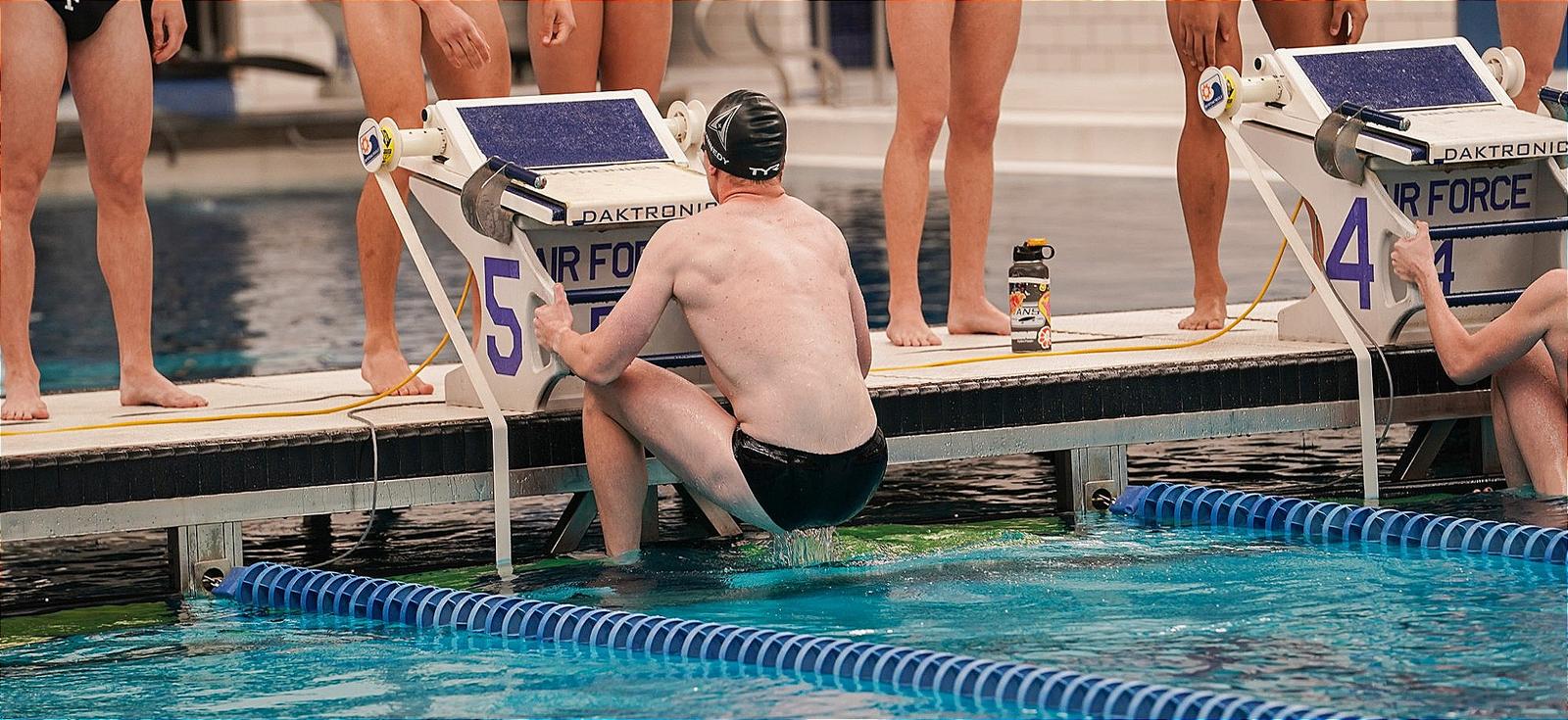 Adrian Romej Men's Swimming and Diving Finishes First at Front Range Invite - Air ...