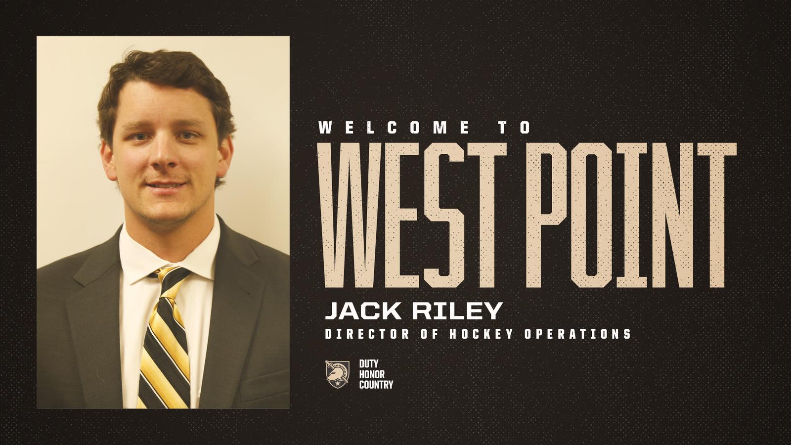 Jack Riley Joins Hockey Staff as Director of Operations - Army West Point