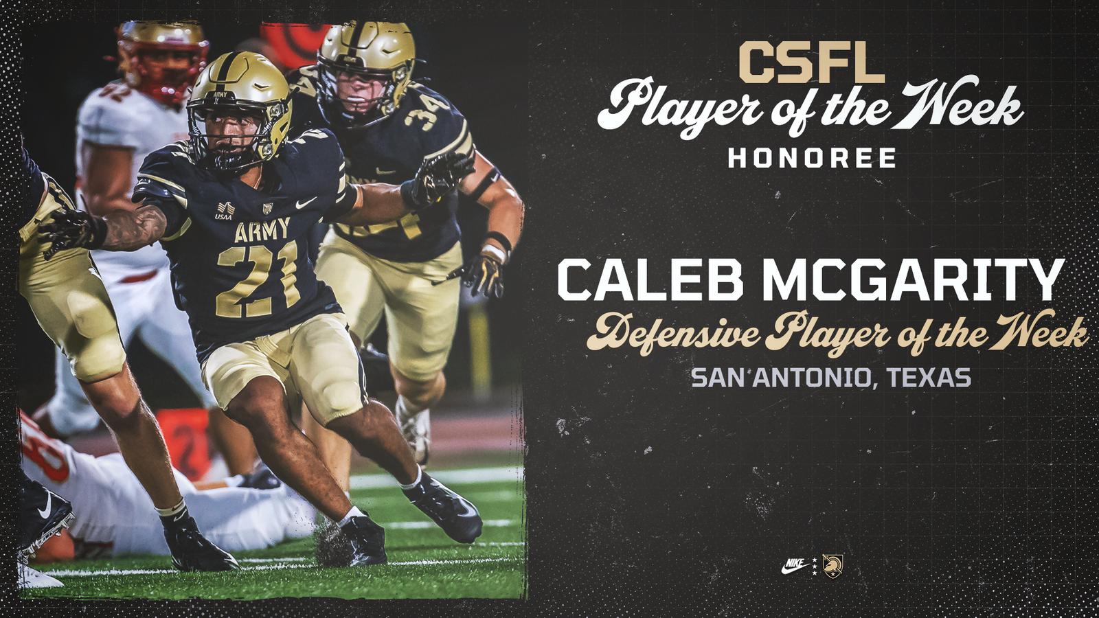 Soccer Code Window Sprint Football's McGarity named CSFL Defensive Player of the Week ...