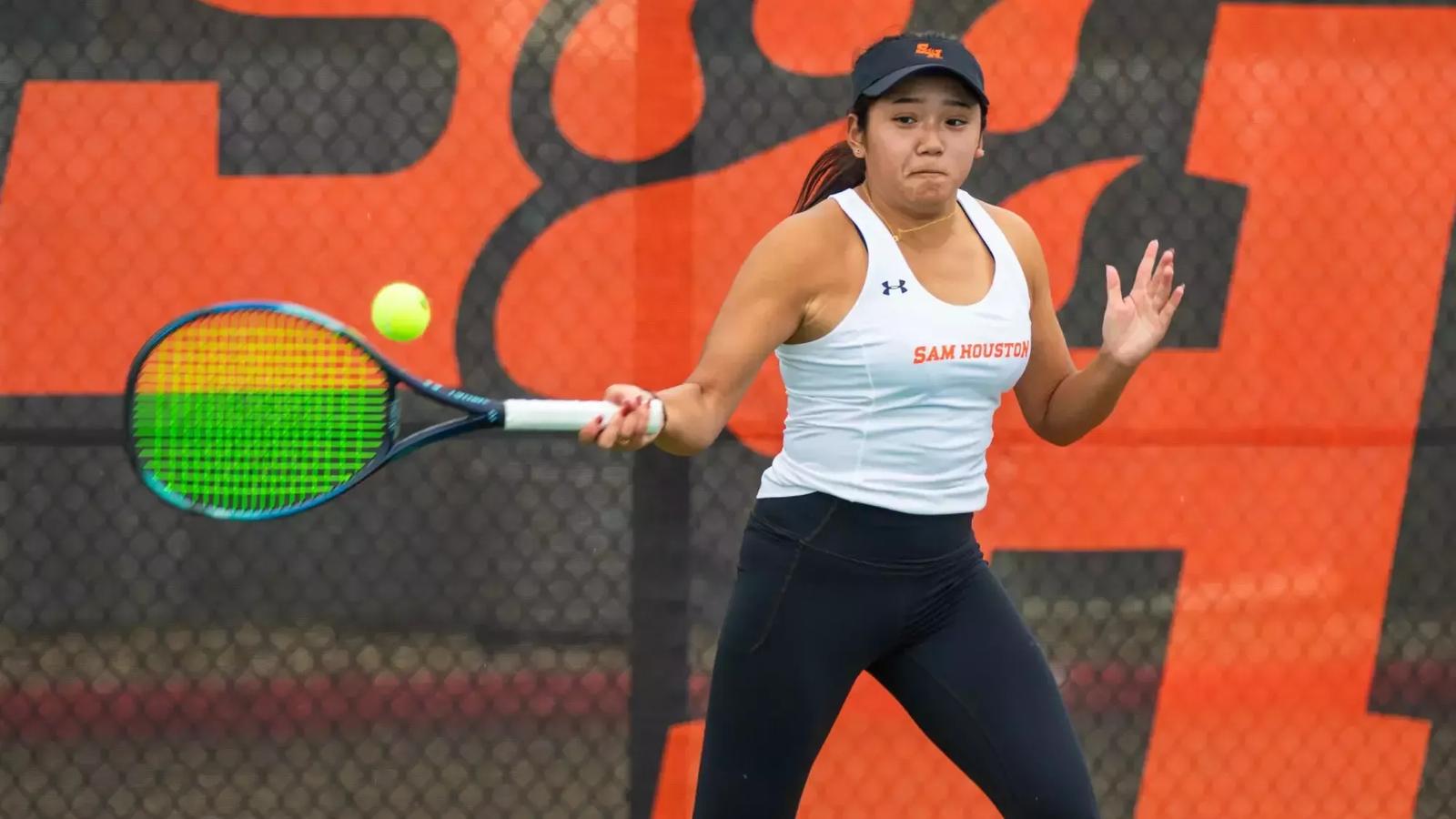 Hannah Remy Tennis kicks off fall at Rice - Sam Houston
