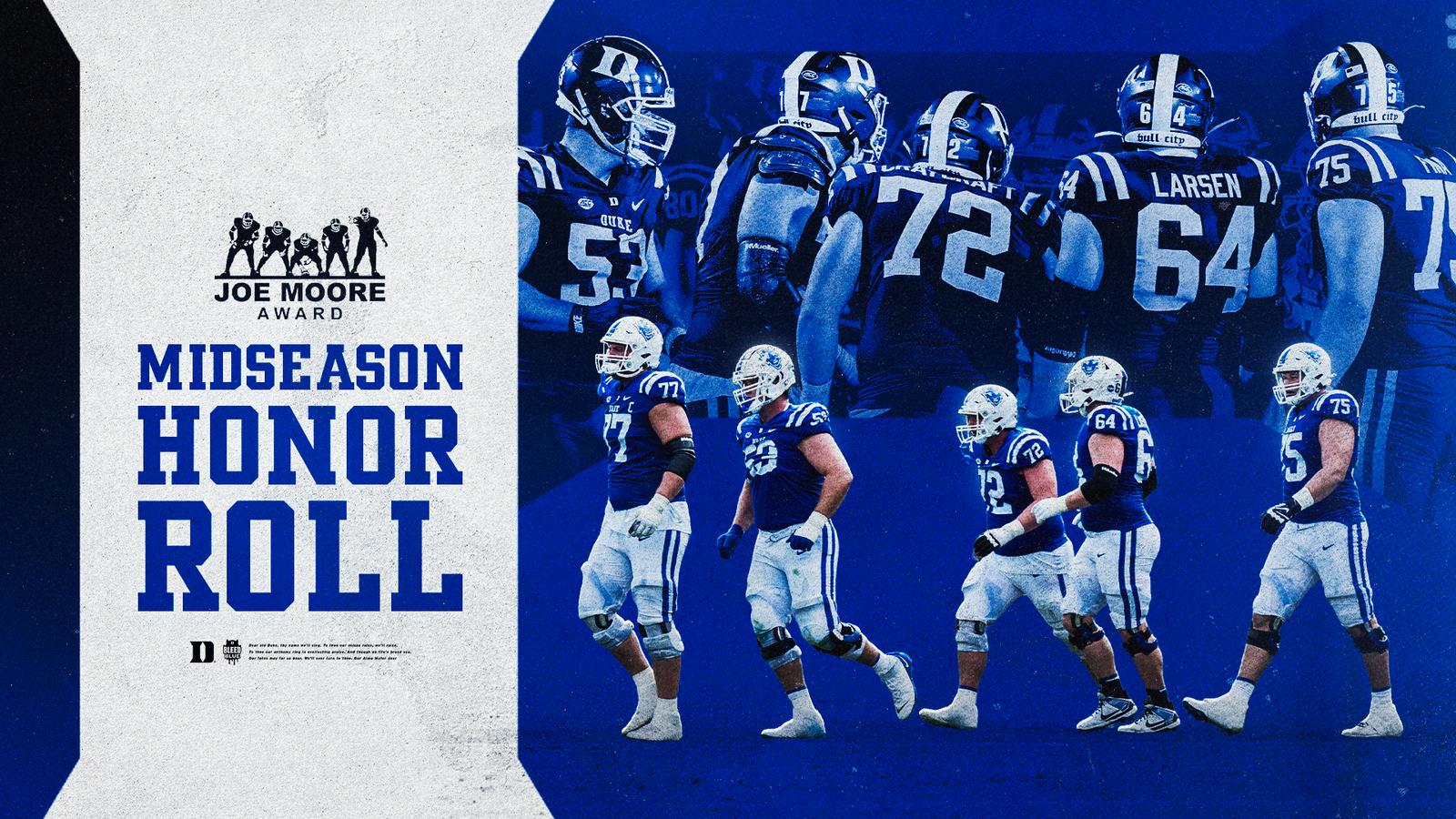 Josh Offit Duke Offensive Line Honored with Midseason Praise - Duke University