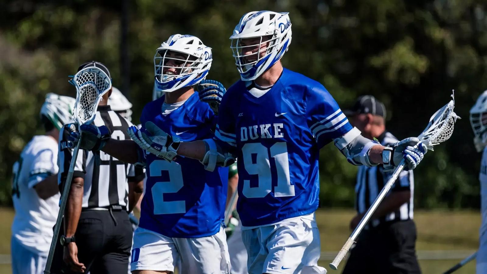 Josh Offit Balanced Effort Puts No. 7 Duke Past Jacksonville, 14-9 - Duke University