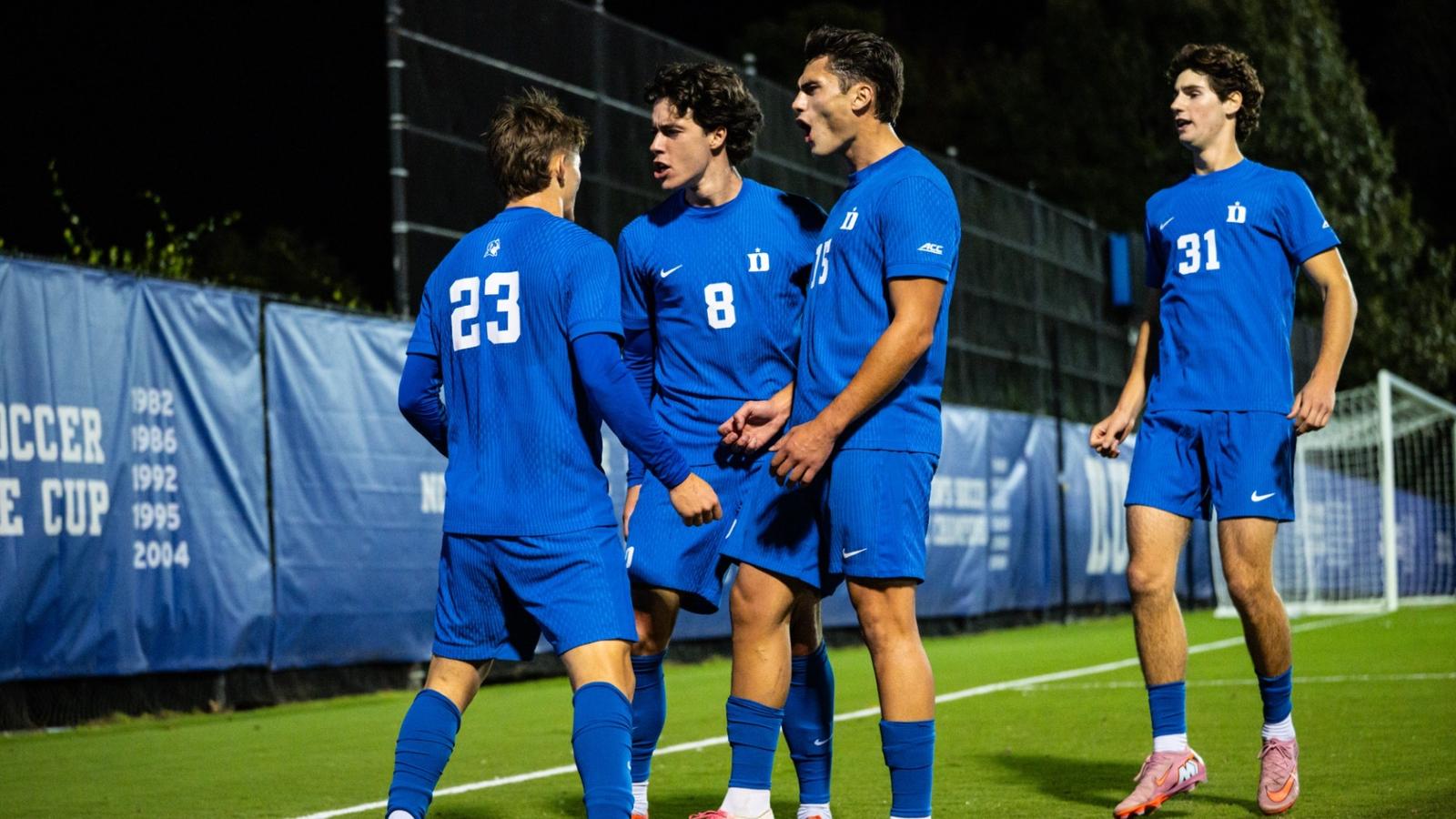 Cheer Images Quick Draw Congleton Scores Twice in Duke's 2-2 Draw vs. No. 16 North Carolina ...