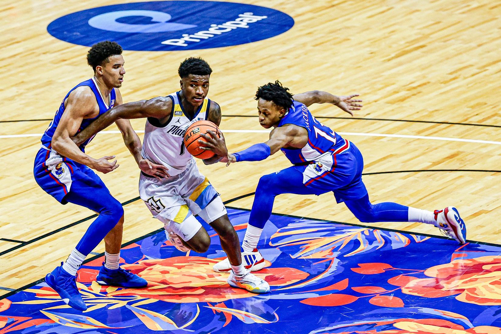 MUBB Downs No. 1/1 Kansas, 7359 Marquette University Athletics