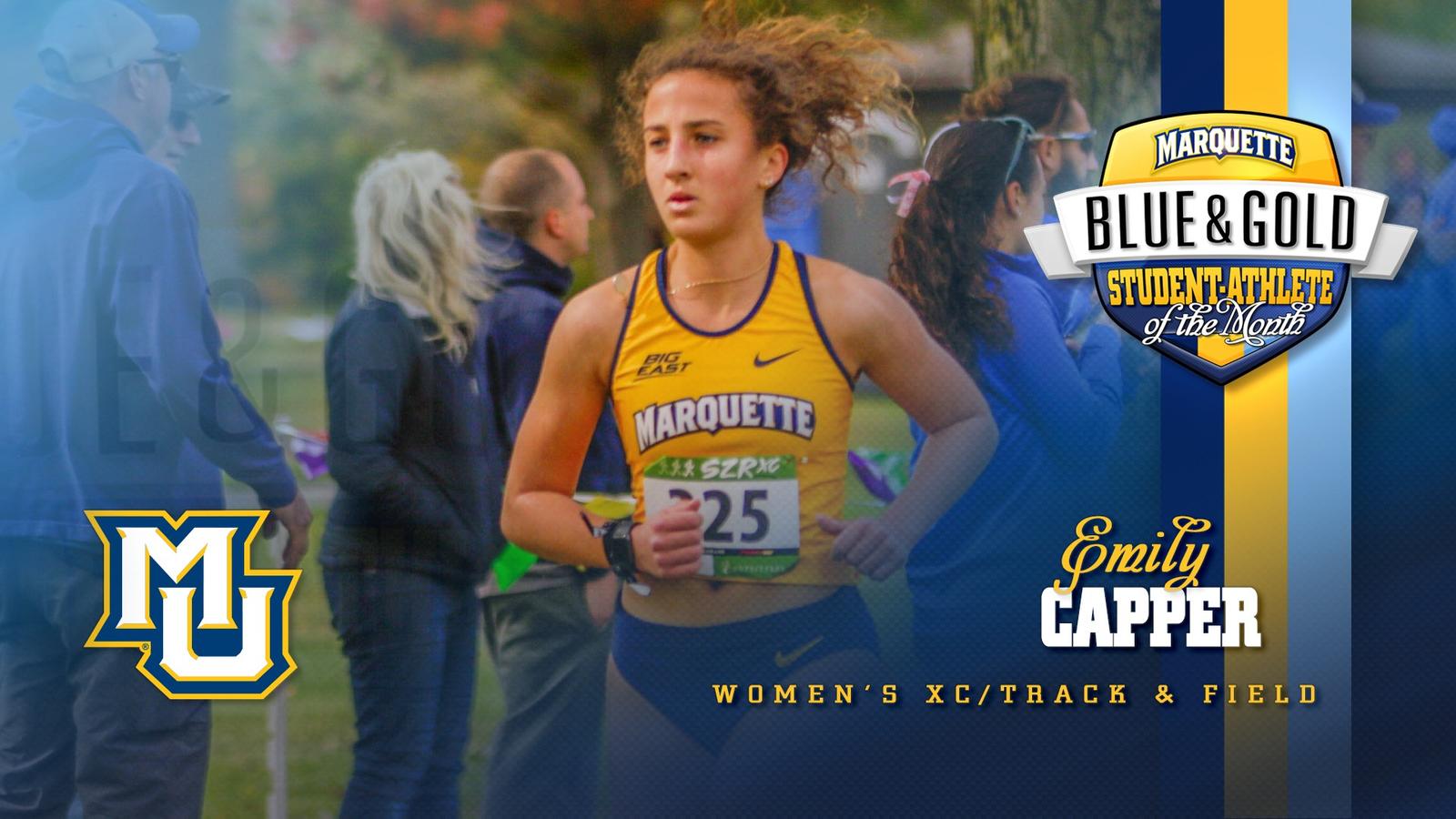 'Blue & Gold' Student-Athlete: Emily Capper - Marquette University ...