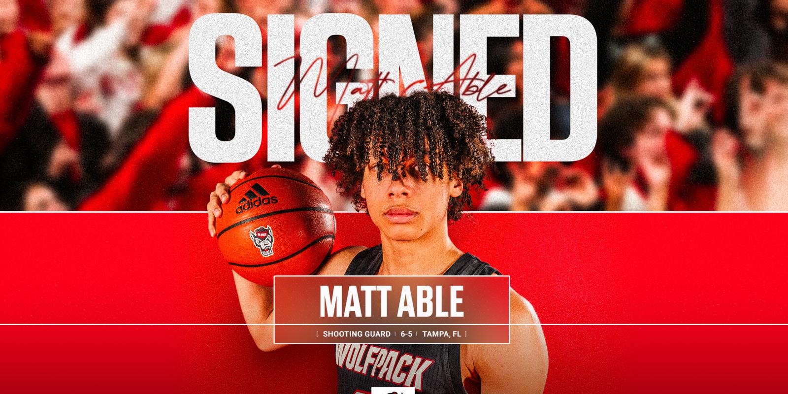Matthew Able Pack Signs Matt Able in Class of 2025 - NC State University Athletics