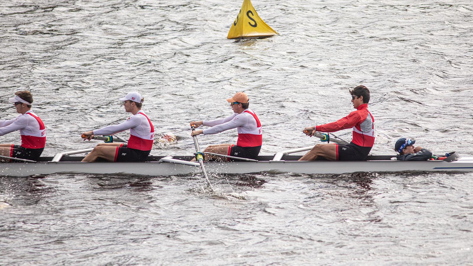 Boston Rowing Scene Men's Rowing Wraps Up Head Of The Charles - Boston University Athletics