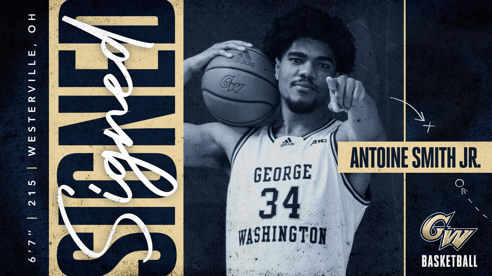 Antoine R Washington Men's Basketball Adds Antoine Smith Jr. as Grad Transfer - George ...