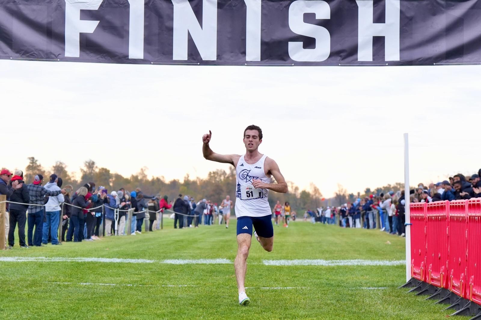 Jonathan Grothe Bohlke Makes GW History at A-10 Championships - George Washington ...
