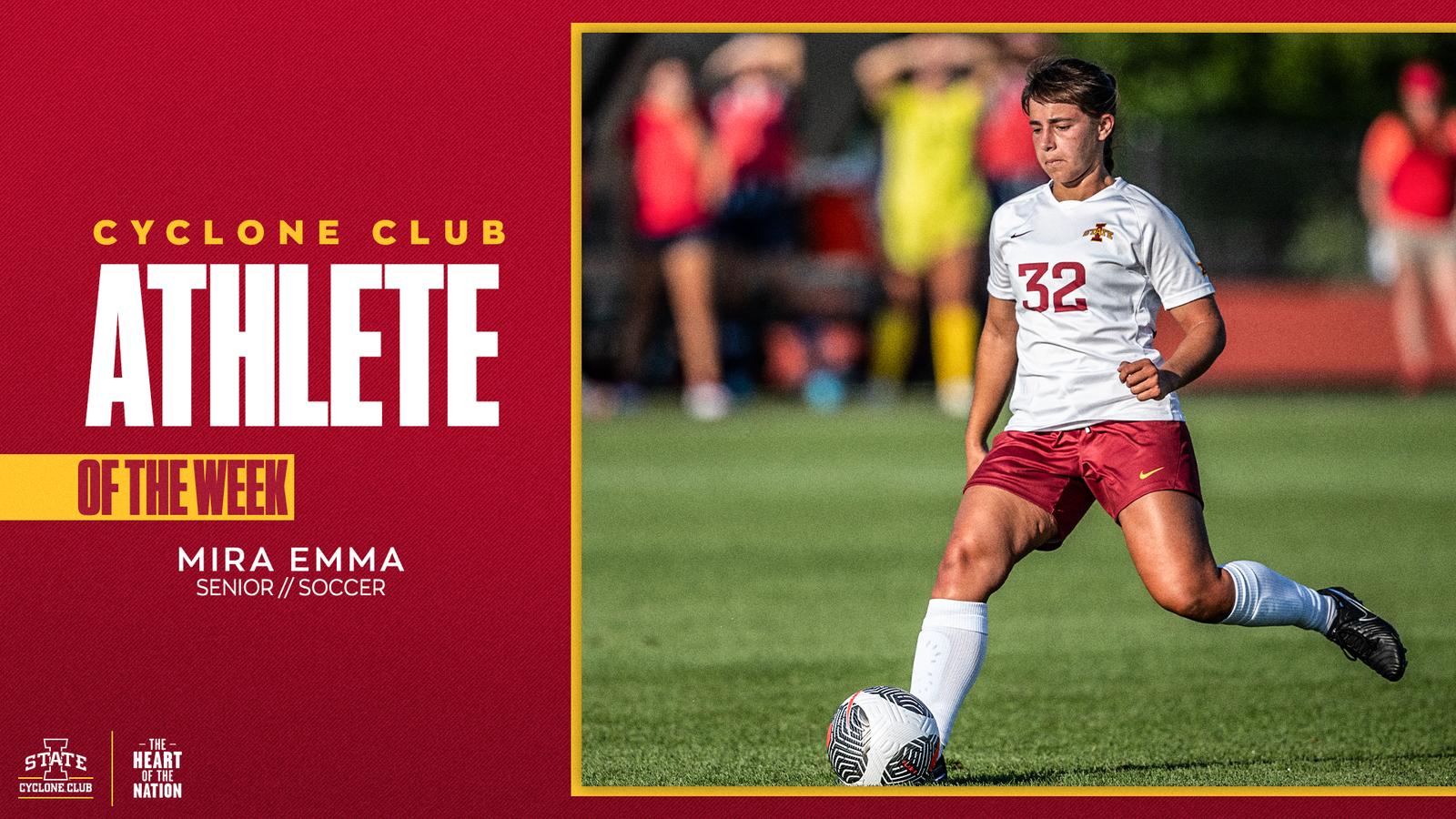 Cyclone Emma Emma Takes Cyclone Club Athlete of the Week Honors - Iowa State Athletics