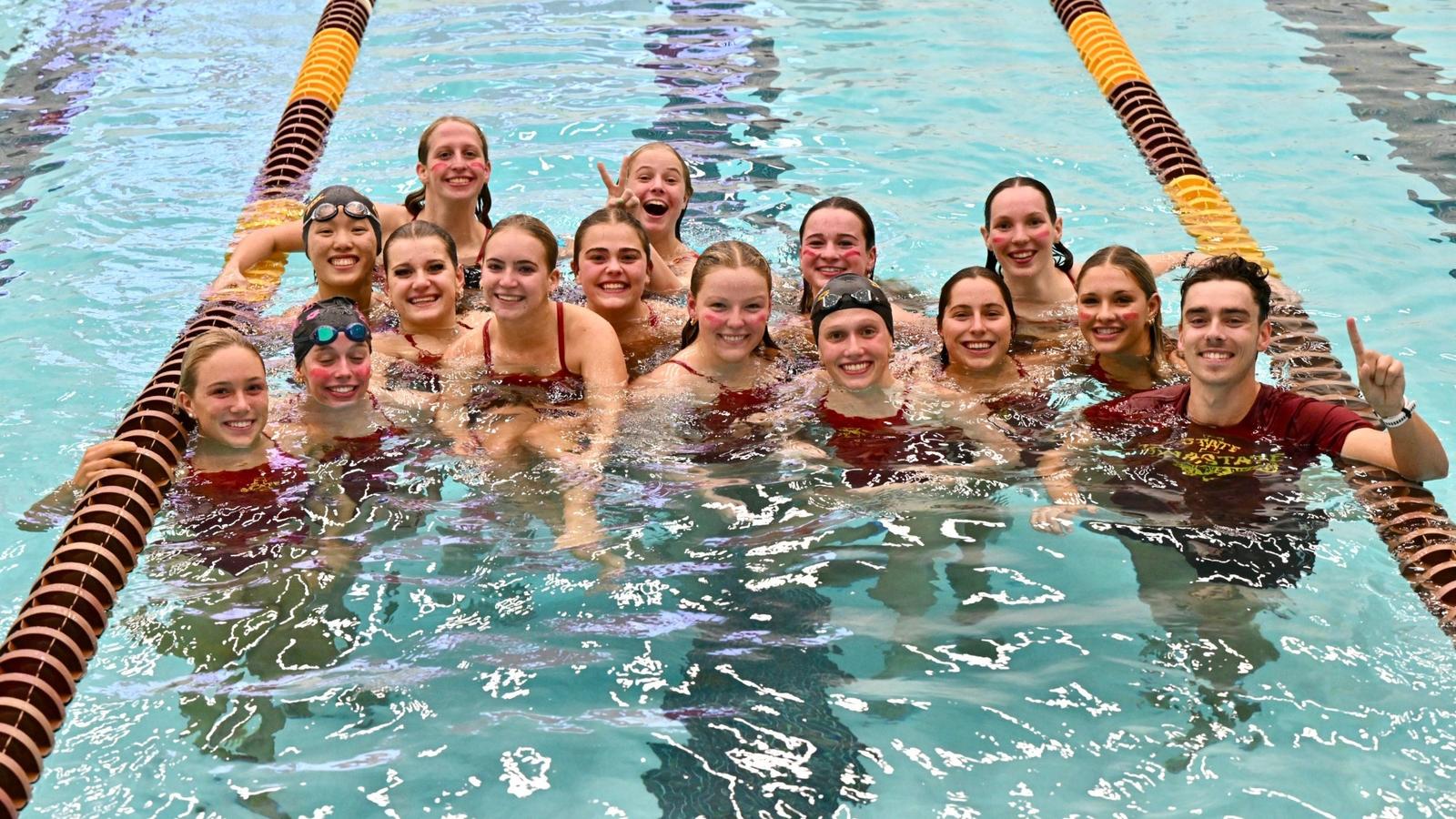 Stella Rieth Team Cardinal Wins Cardinal & Gold Meet - Iowa State Athletics