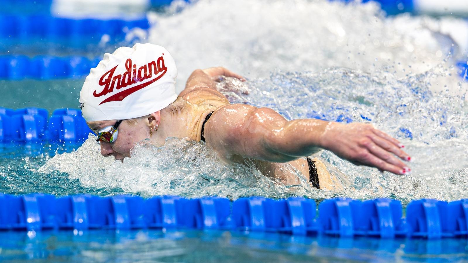 Shackell 400 Free Relay, Shackell 200 Fly Highlight IU’s Final Night Program ...