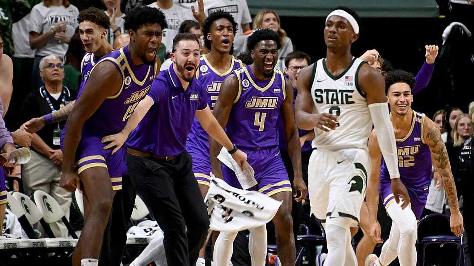 James Rheaume Msu Dukes Stun No. 4 Michigan State in Overtime, 79-76 - James Madison ...