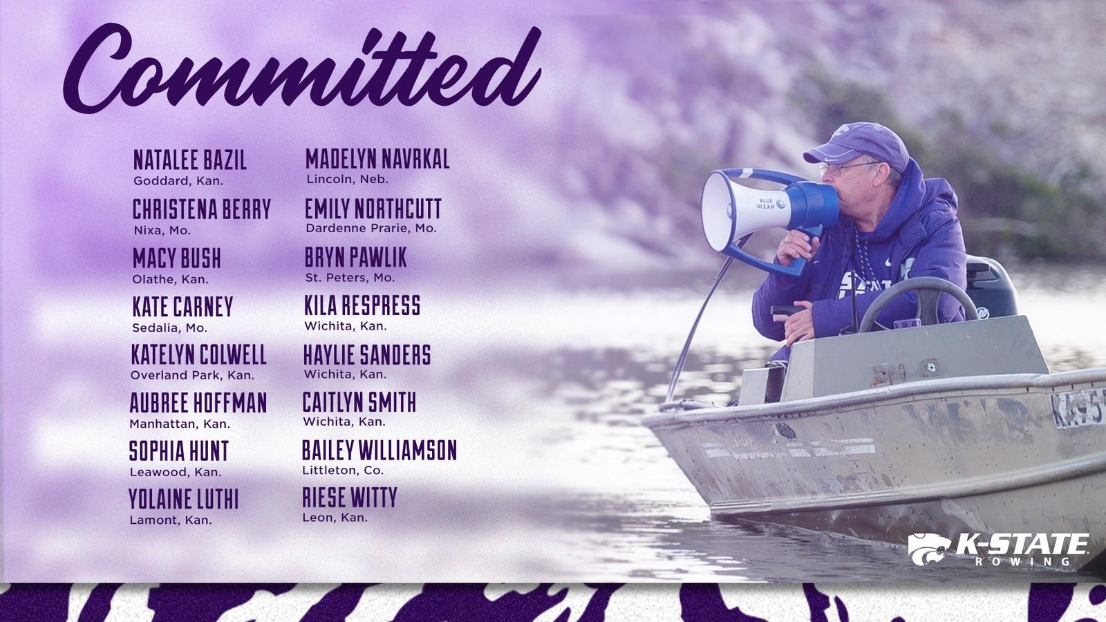 Rowing Garners Commits from 16 Athletes for 2023-24 - Kansas State ...