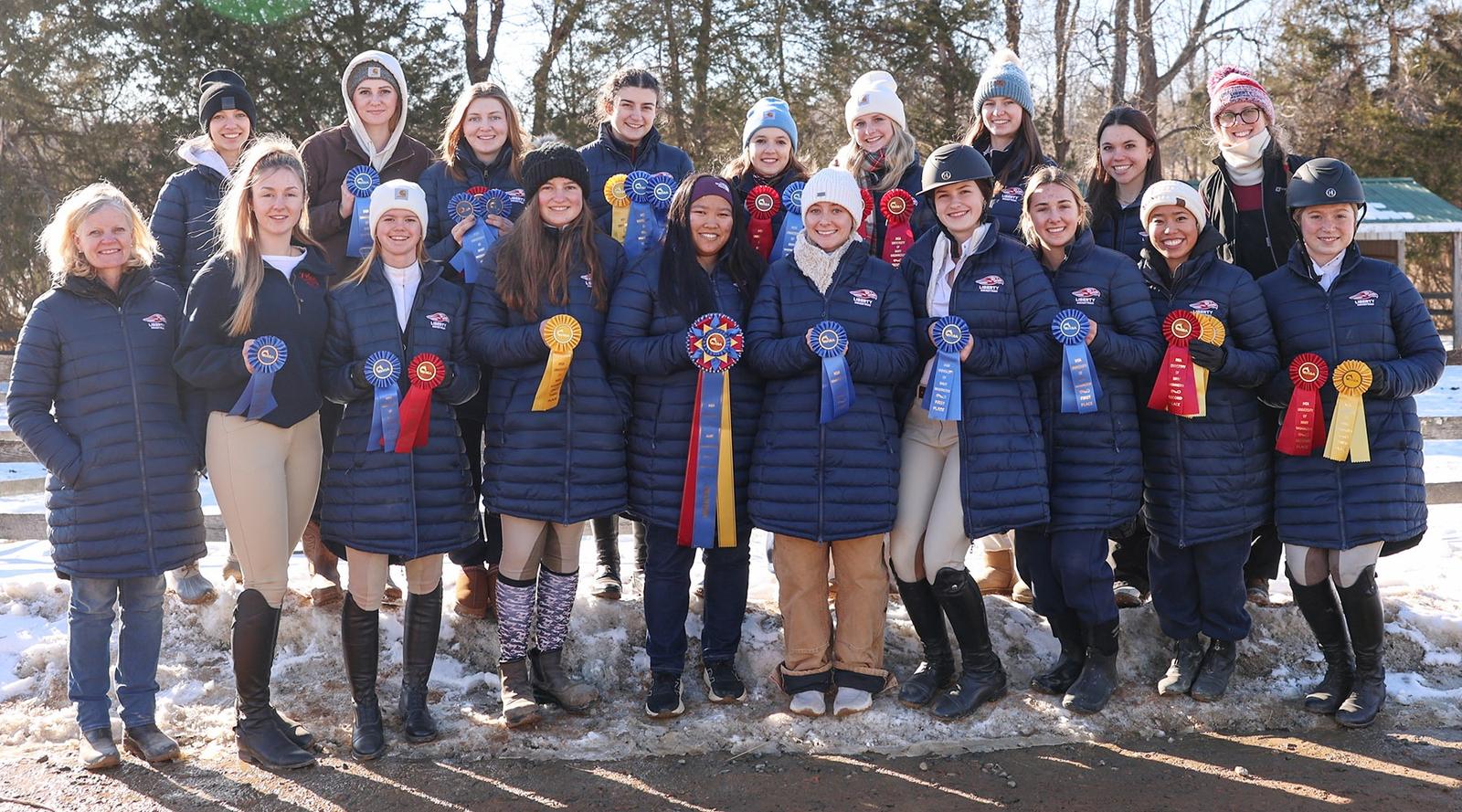Hunt Seat riders reap several ribbons, win one of two shows at Mary ...