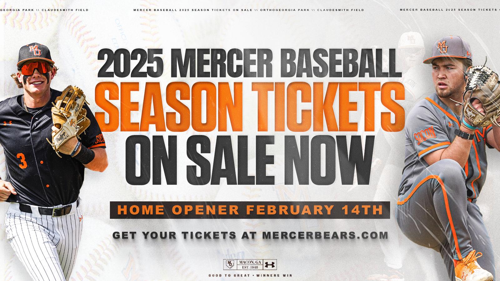 2025 Baseball Season Tickets On Sale Now - Mercer University Athletics