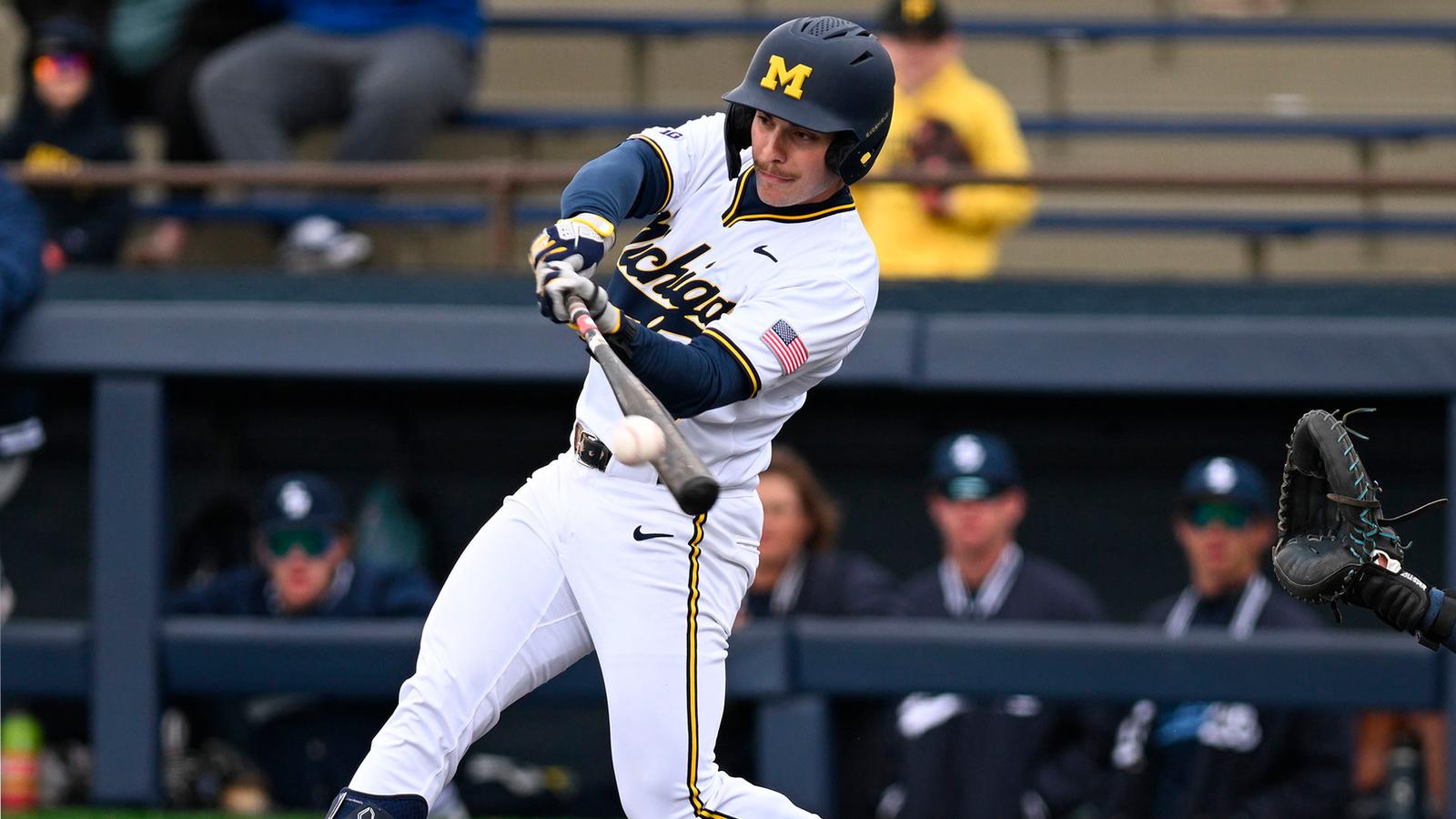 Josh Timbrook Timbrook's Pinch-Hit RBI Knock Leads U-M to Midweek Win at Toledo ...