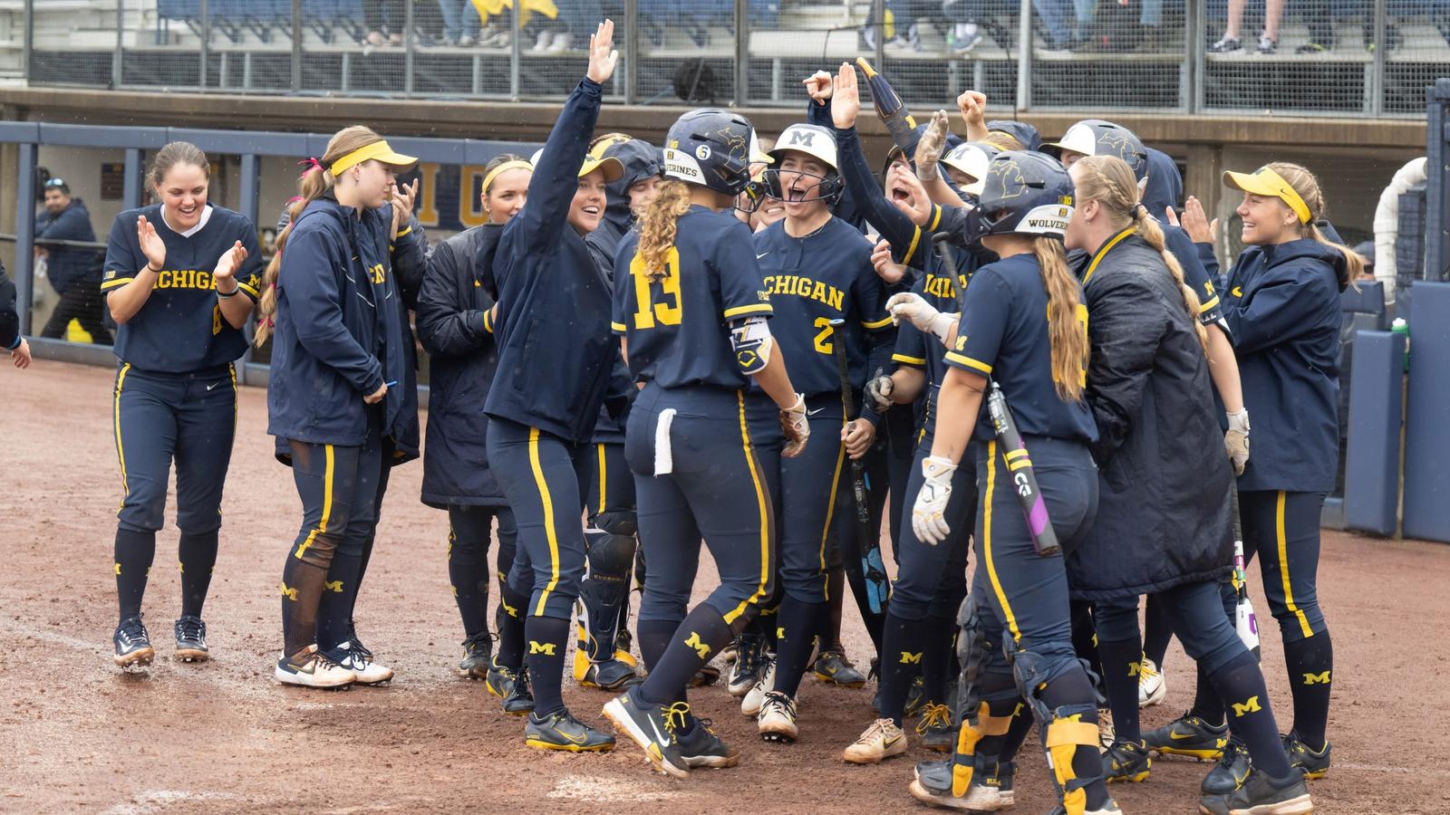 Michigan Softball Roster Wolverines Win in Five Innings, Extras to Sweep MSU Doubleheader ...