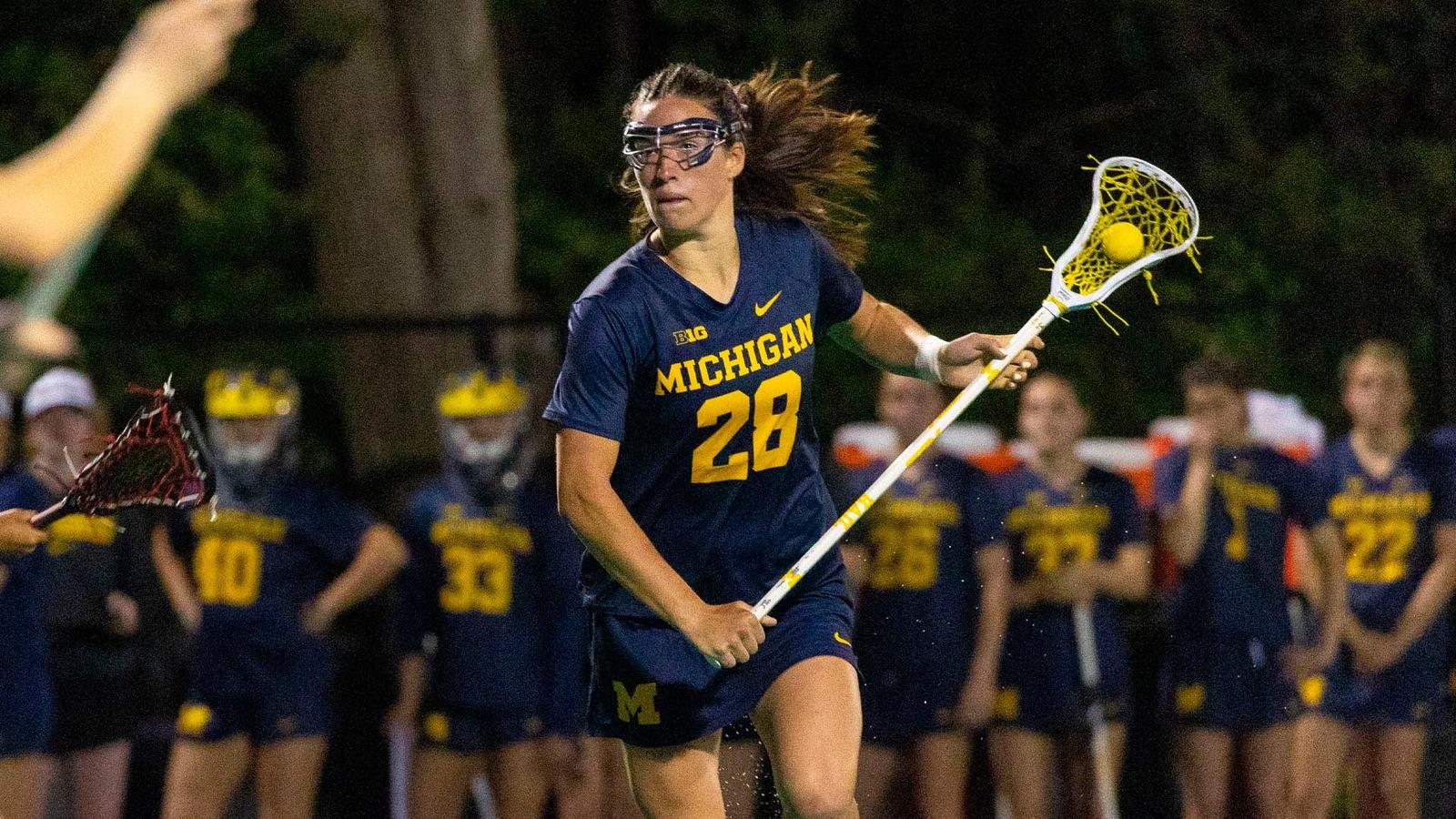 Madison Ahern Wolverines Fall in Season Opener at No. 25 Notre Dame - University of ...
