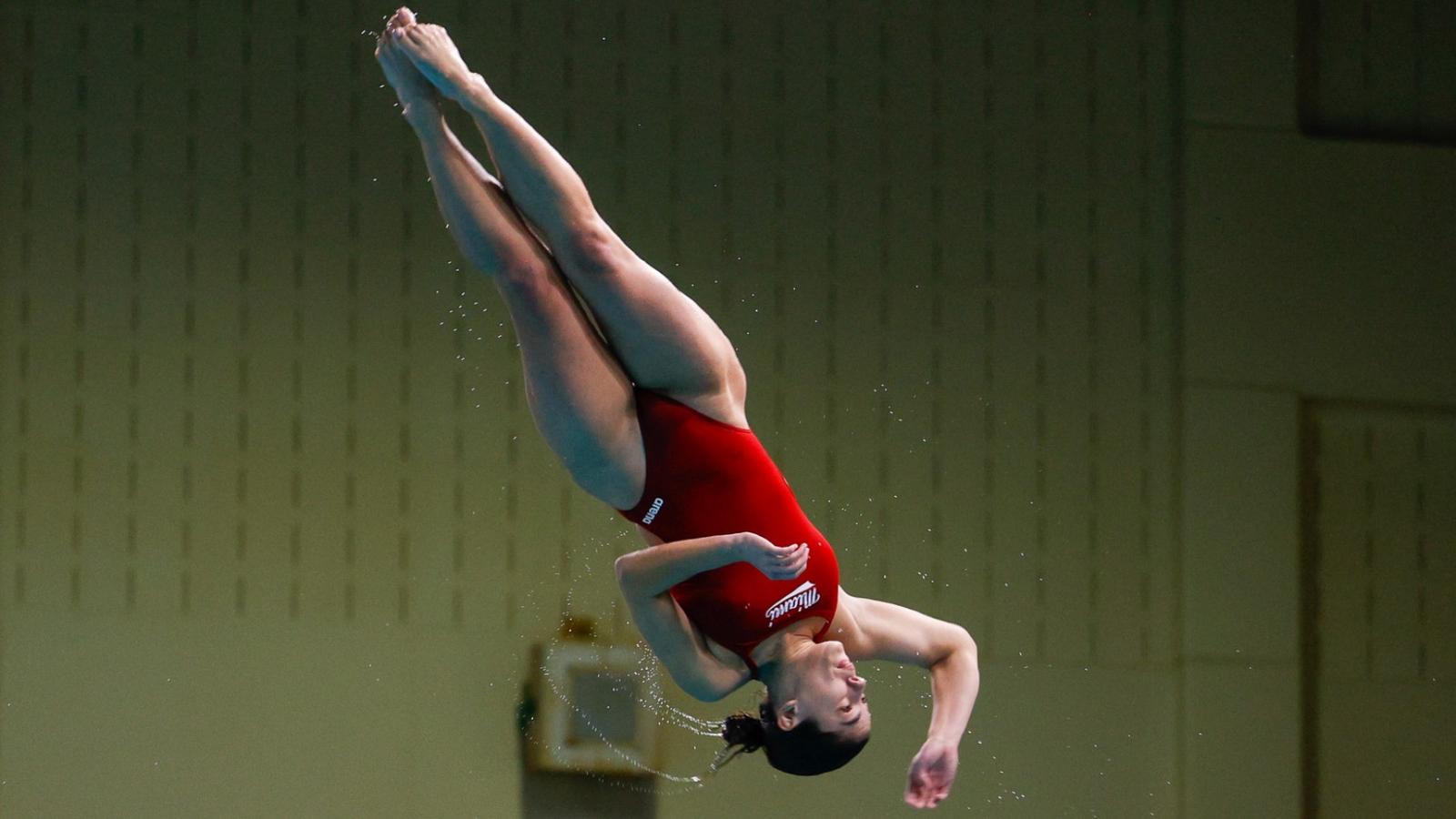 Rice Named MAC Diver of the Week - Miami University RedHawks
