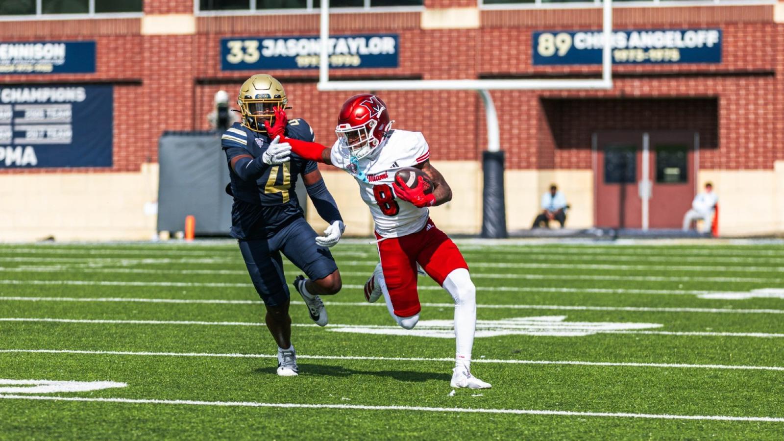 Josh Ringer RedHawks Shut Down Zips, 20-7 - Miami University RedHawks