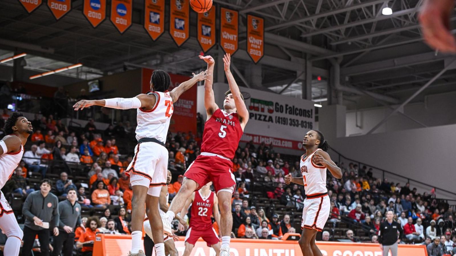 RedHawks Fend Off Bowling Green, 93-83 - Miami University RedHawks