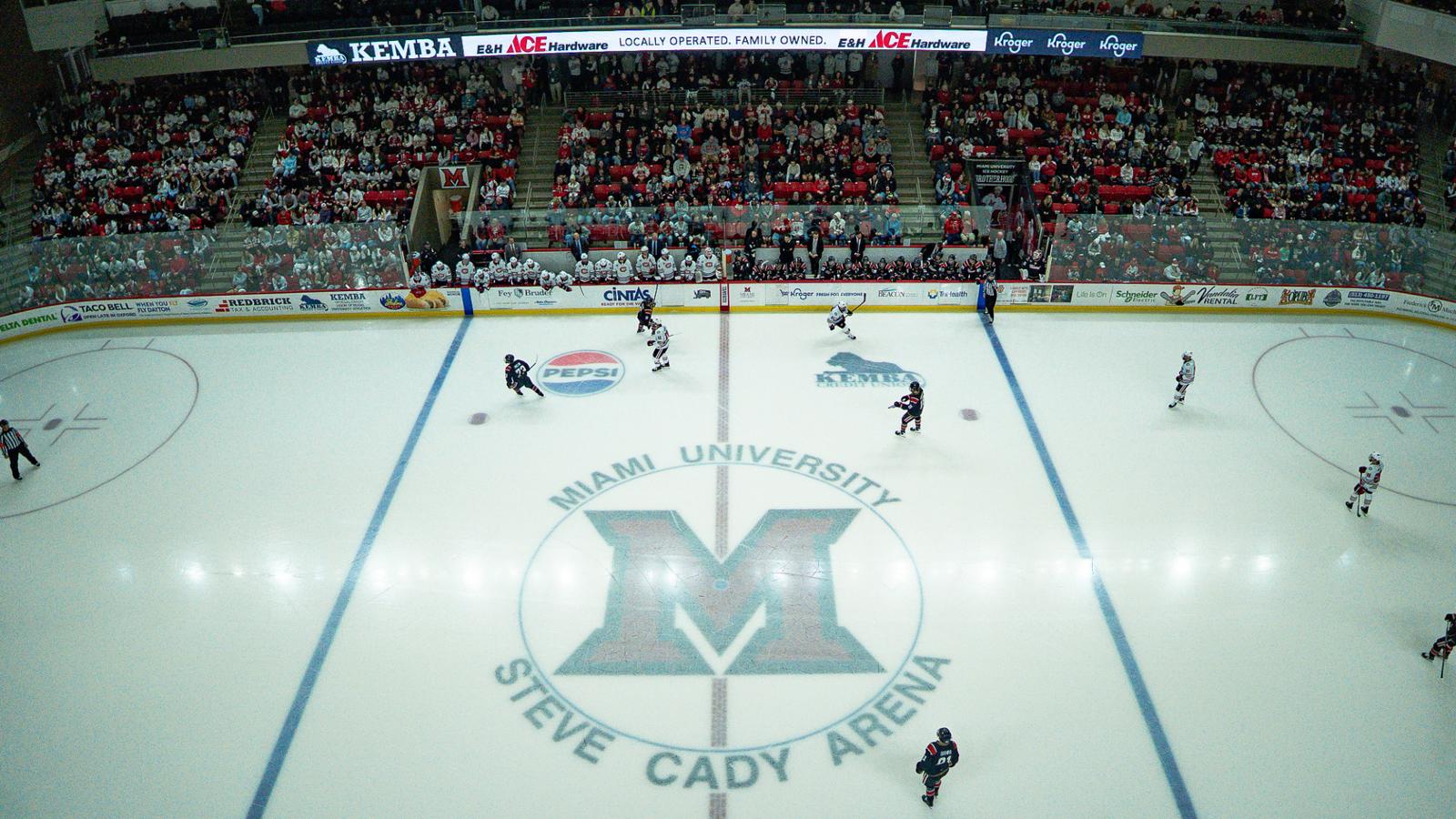 Miami University Rink Field Map Feb. 6 Home Hockey Game vs. WMU Nearing Sellout - Miami University RedHawks