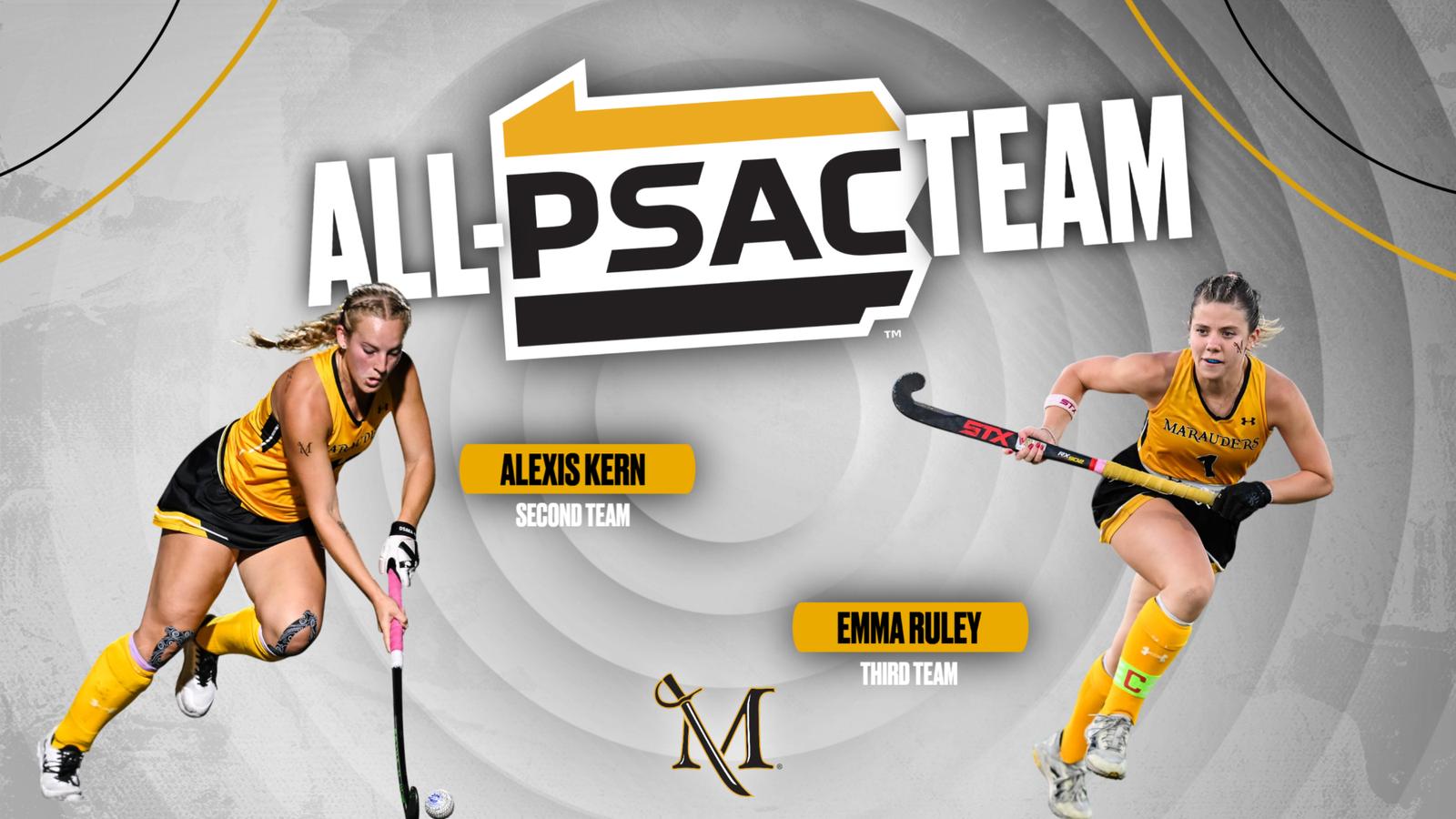 Kern and Ruley named to All-PSAC Teams - Millersville