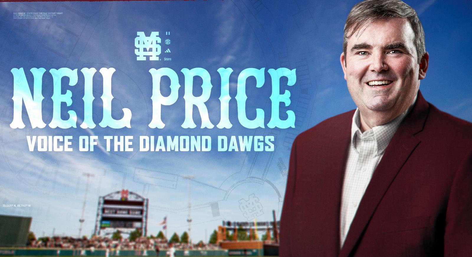 Ms Neil Neil Price Named Voice Of The Diamond Dawgs - Mississippi State