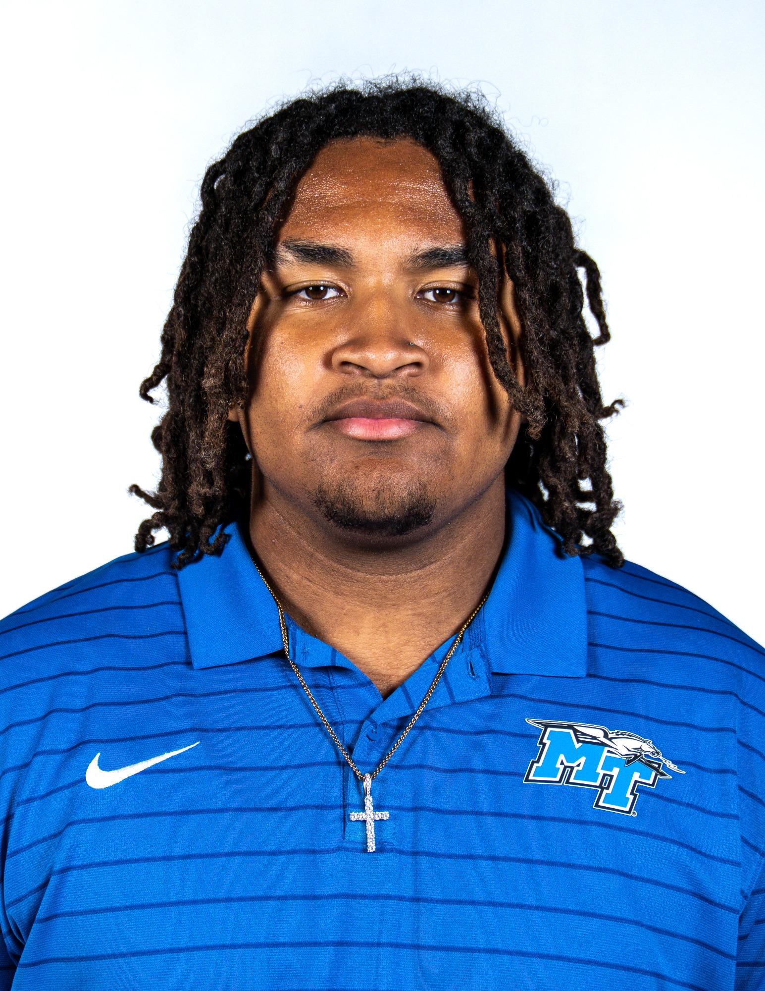 Neo Collins Jayden Arenas-Michel - Football - Middle Tennessee State University ...