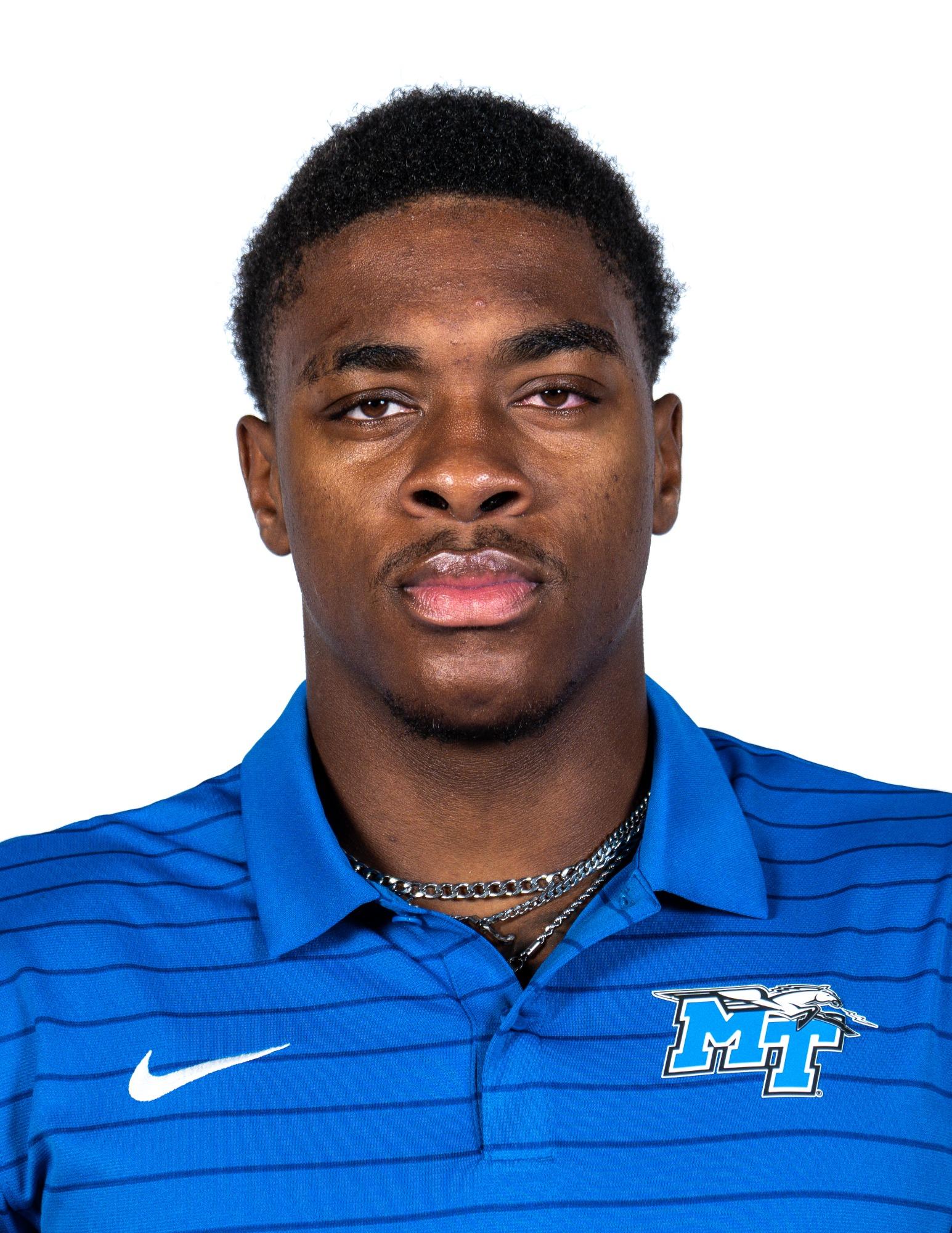 Neo Collins Jordan Chestnut - Football - Middle Tennessee State University Athletics