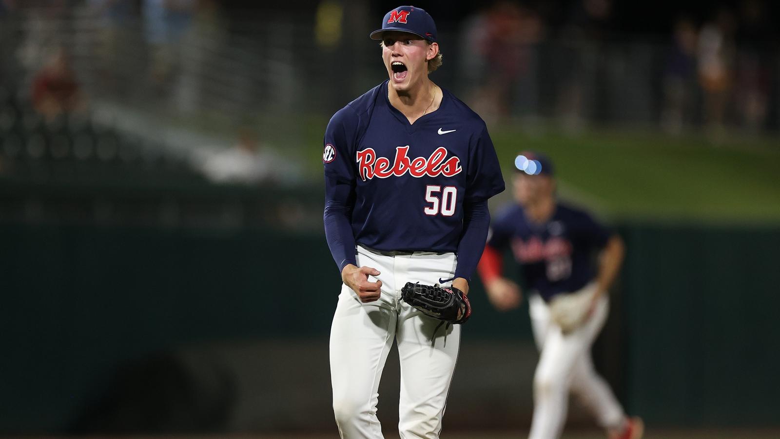 Matthew Rabe Milb No. 15 Baseball Shuts Out No. 18 Alabama Behind Rabe’s Gem - Ole Miss ...
