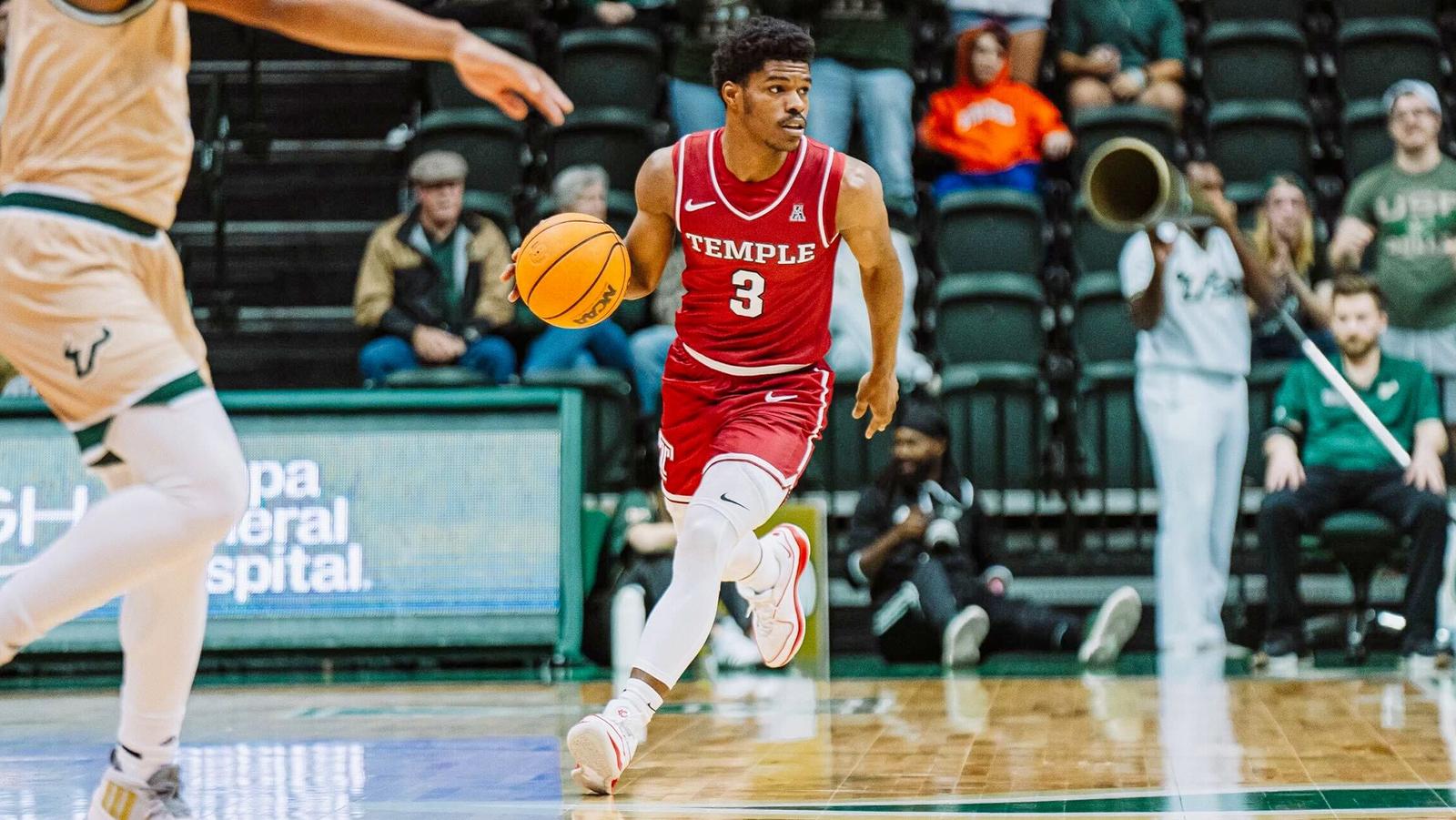 Jordan Riley Temple Owls and Bulls Battle to Final Whistle - Temple