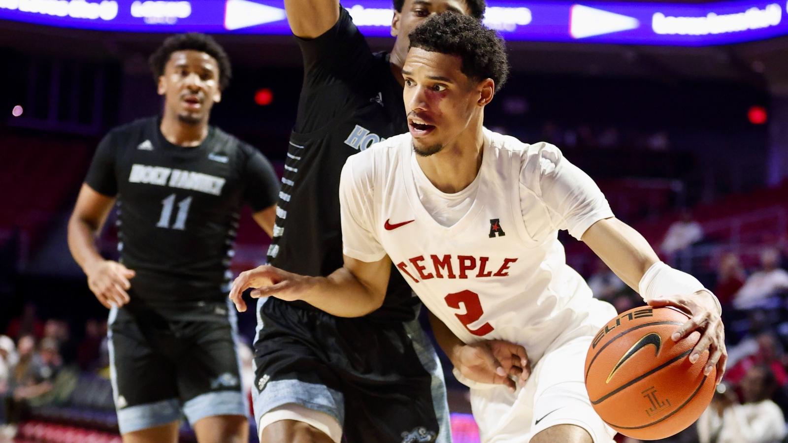 Ote Holy Rams Men's Basketball Runs Past Holy Family, 110-81 - Temple