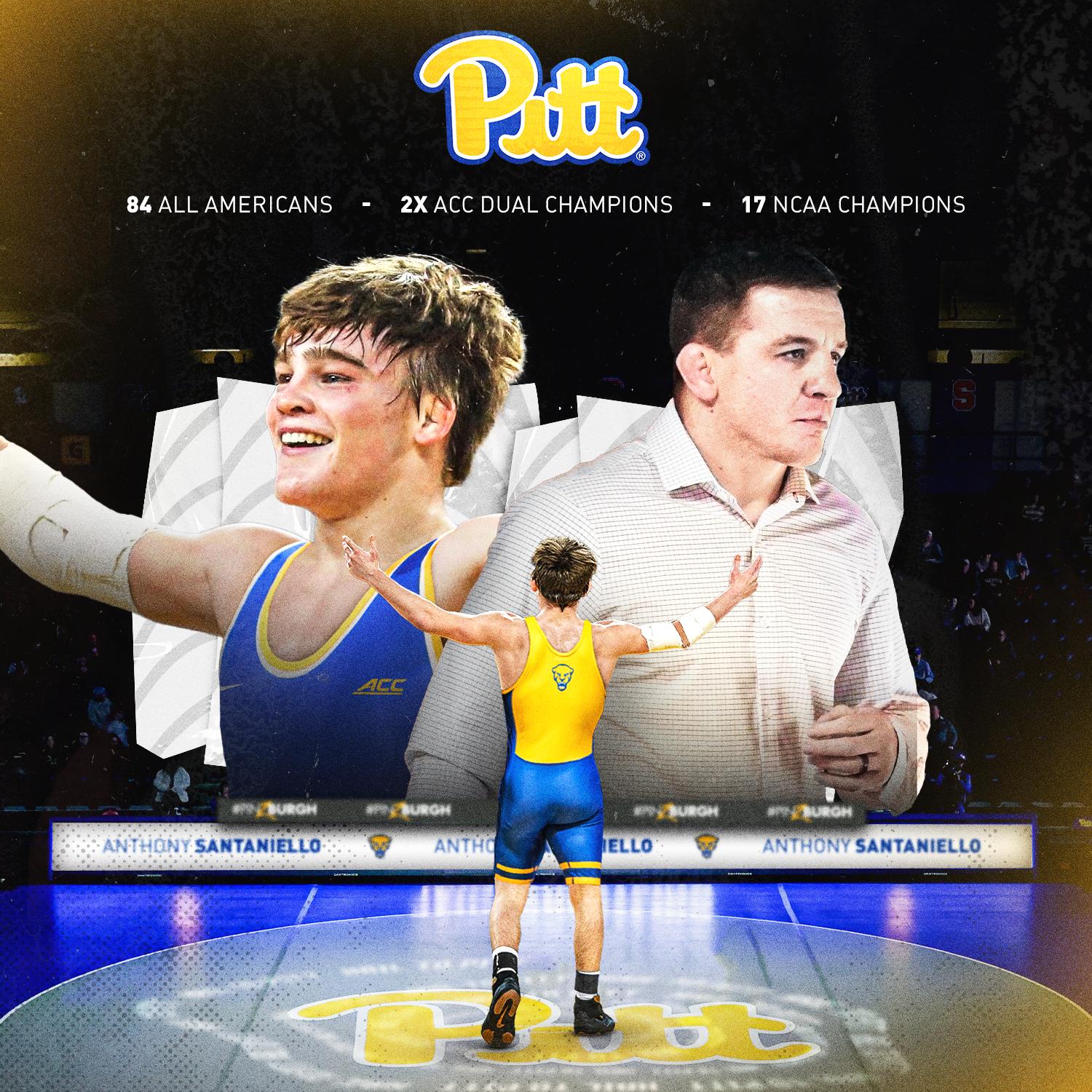 Pitt Wrestling Signs Elite Recruit Anthony Santaniello - Pitt Panthers #H2P