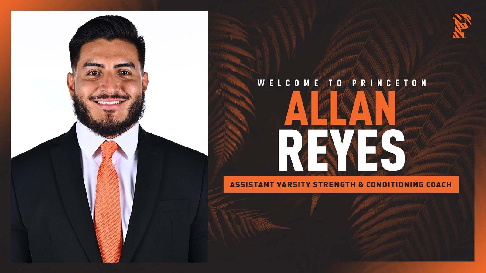 Allan Reyes Joins Performance Staff - Princeton University Athletics