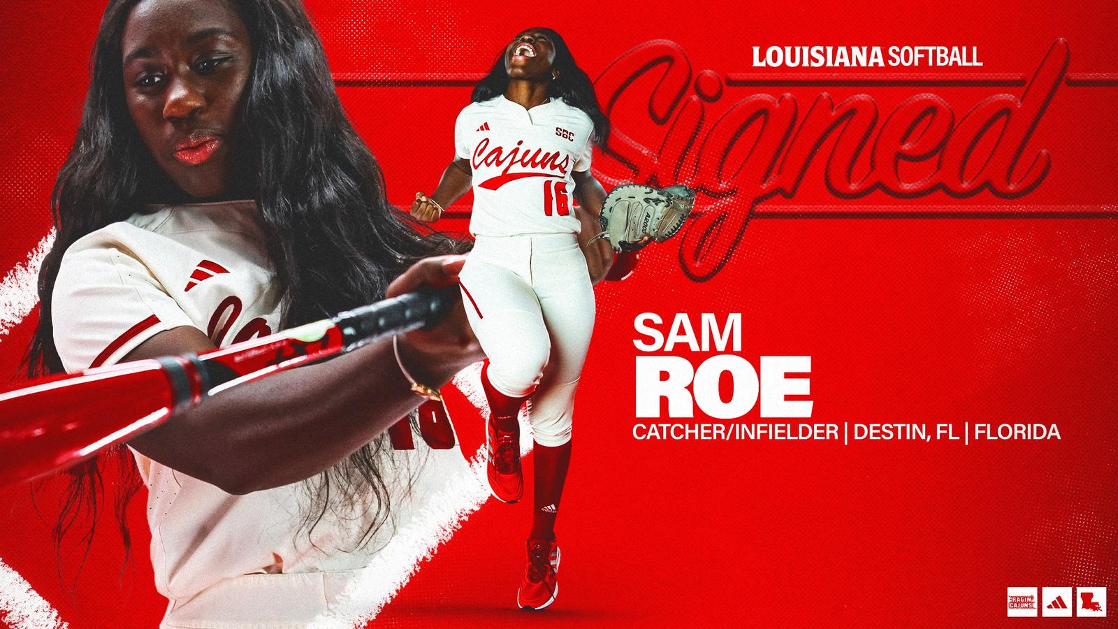 Samuel Roe Ragin’ Cajuns Softball Welcomes Transfer Sam Roe to 2024 Roster ...