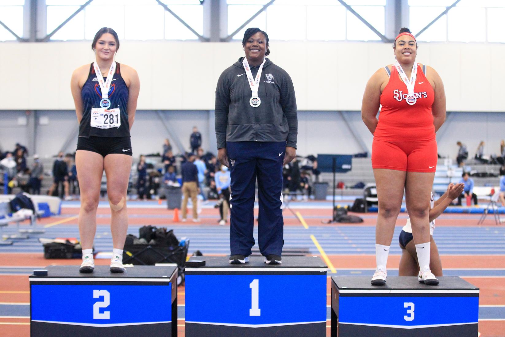Leah Anderson Named Most Outstanding Performer at BIG EAST Indoor