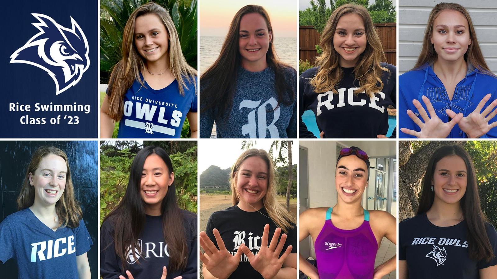 Swimming Rice Swimming Signs Nine New Owls - Rice University Athletics