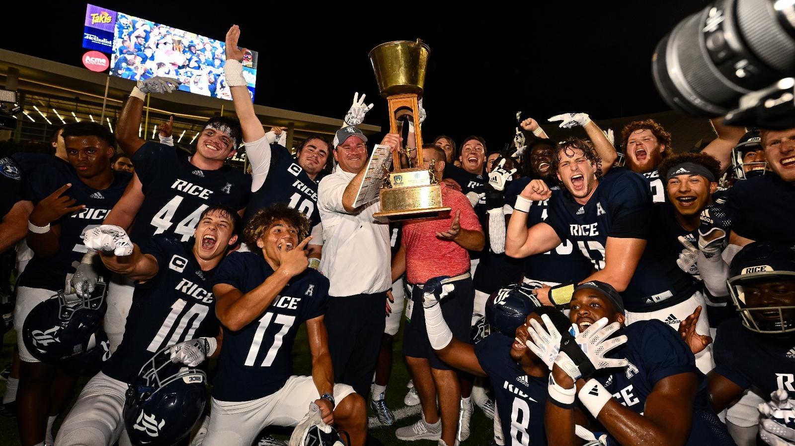 Bayou Rice Bayou Bucket Set for 2024 & 2025 - Rice University Athletics