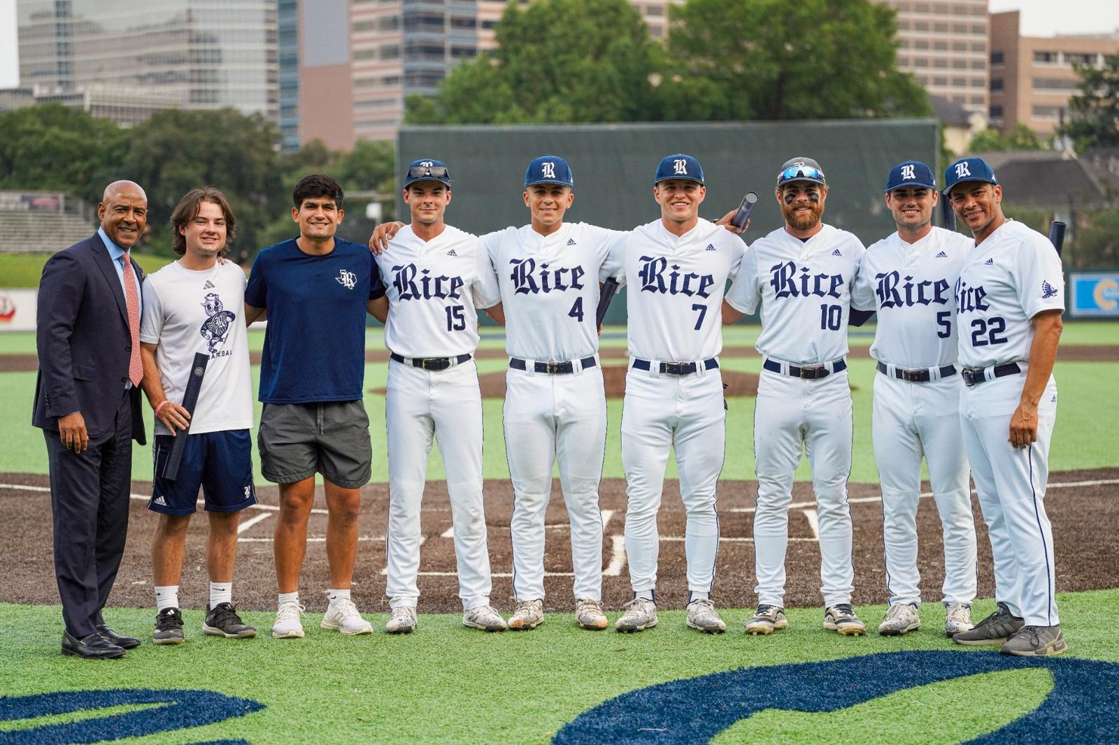 Liam Rice Baseball Owls Fall to Lamar on Commencement Night - Rice University Athletics
