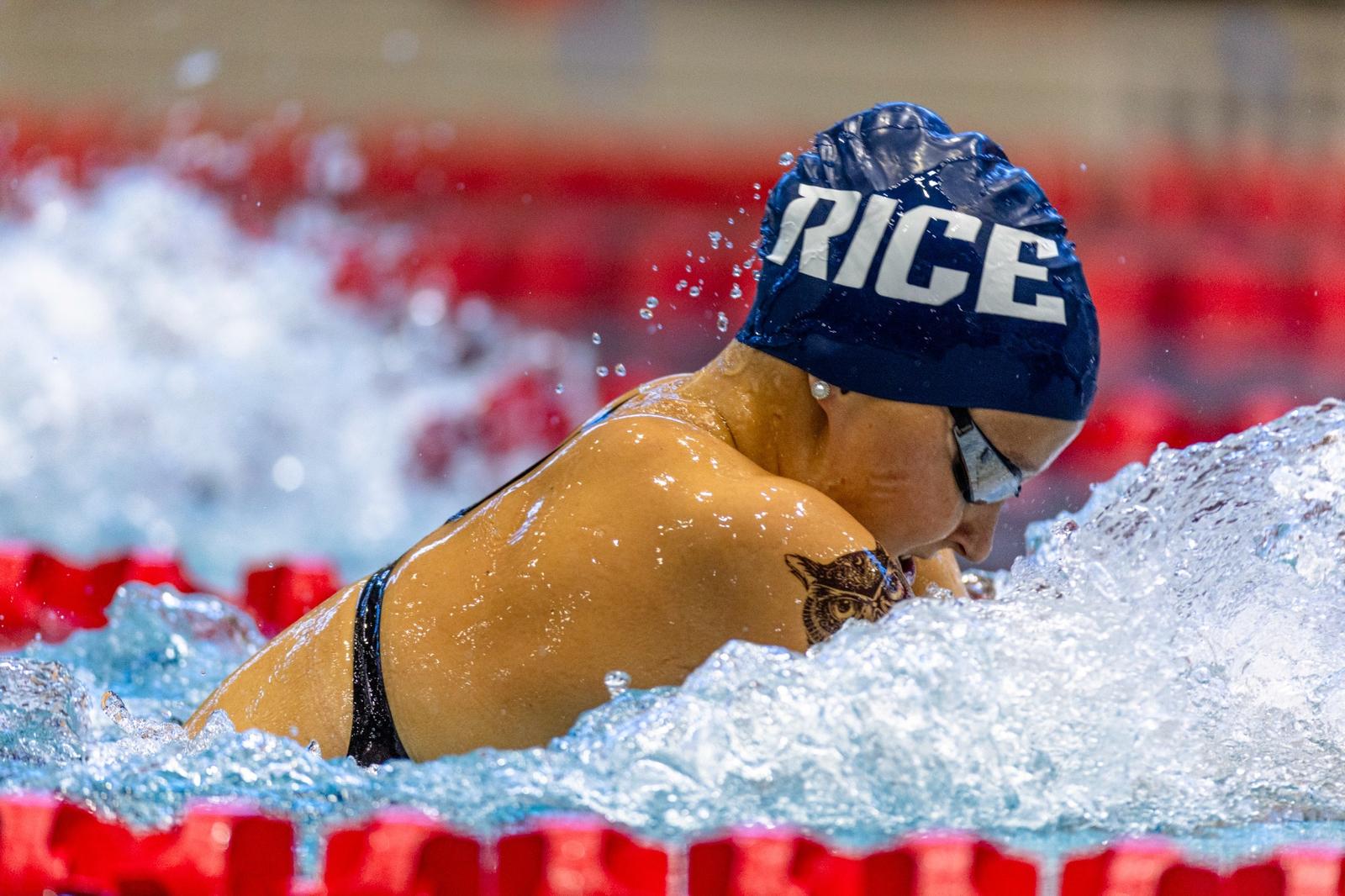 Swimming Rice Swim Begins Double Feature at Houston and Texas - Rice University Athletics