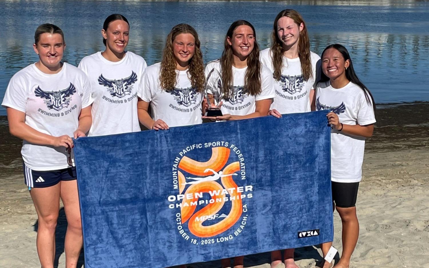 Swimming Rice Owls Dominate at MPSF Open Water Championship - Rice University Athletics