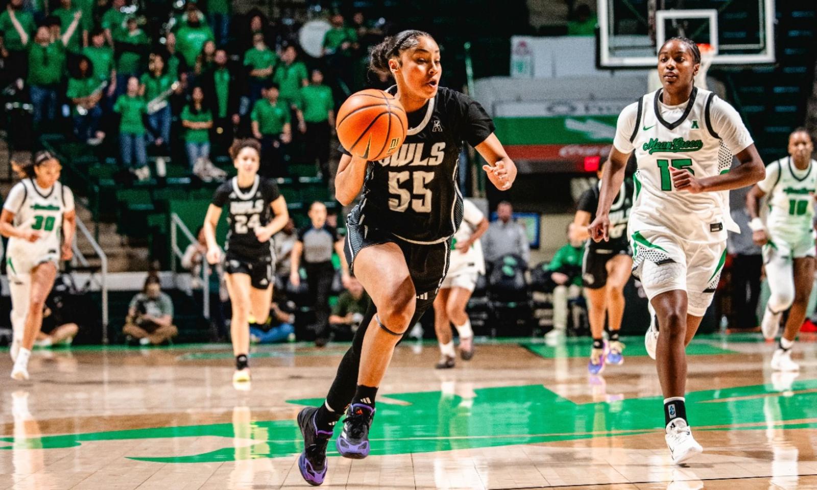 Aaliyah Rice Rice Extends Win Streak to 10; Holds Off UNT - Rice University Athletics