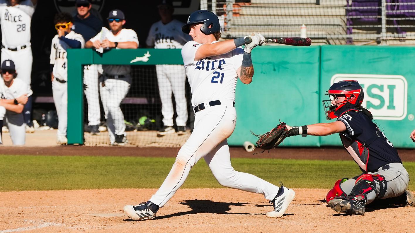 Scott Rice Baseball Owls Drop Finale on Sunday - Rice University Athletics