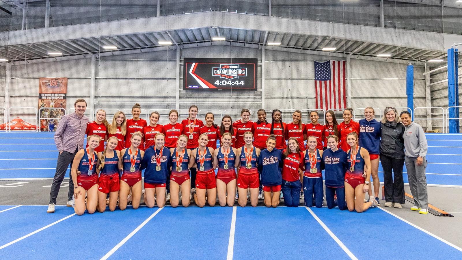 Spiders Capture Multiple Medals and Finish Third at Atlantic 10