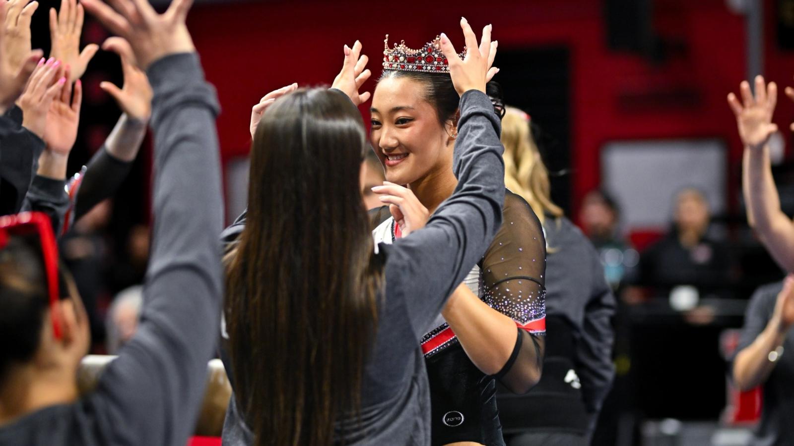 Riley Simmonds Riley Wins Beam With Program Record at Big Four Meet - Rutgers ...