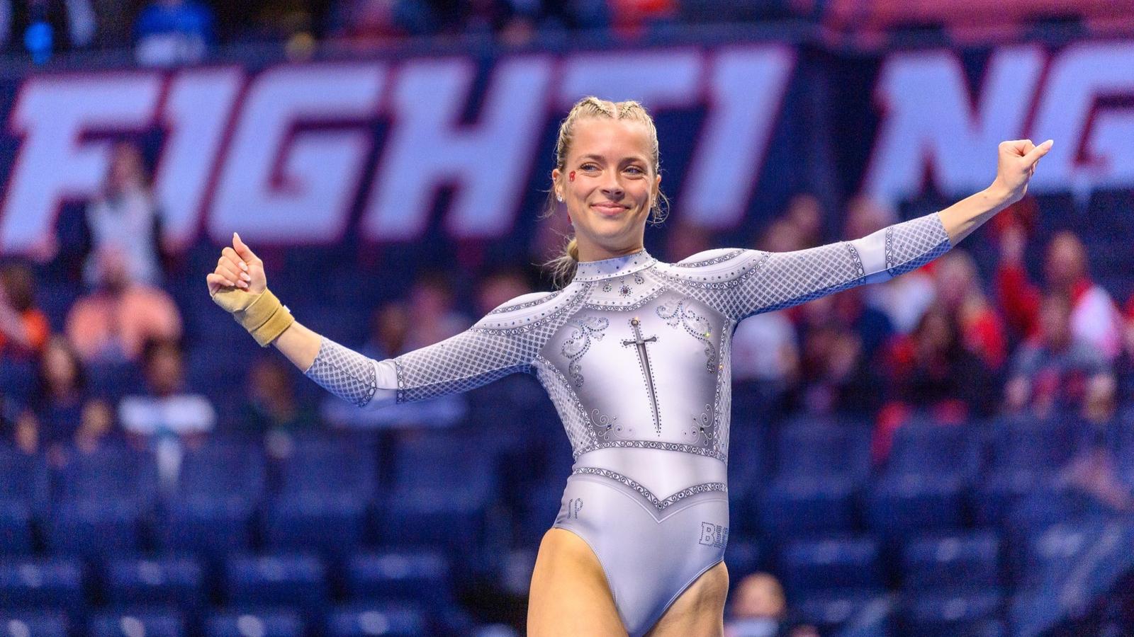 Ruby Magnus Gymnastics Wins Session I at Big Tens - Rutgers University Athletics