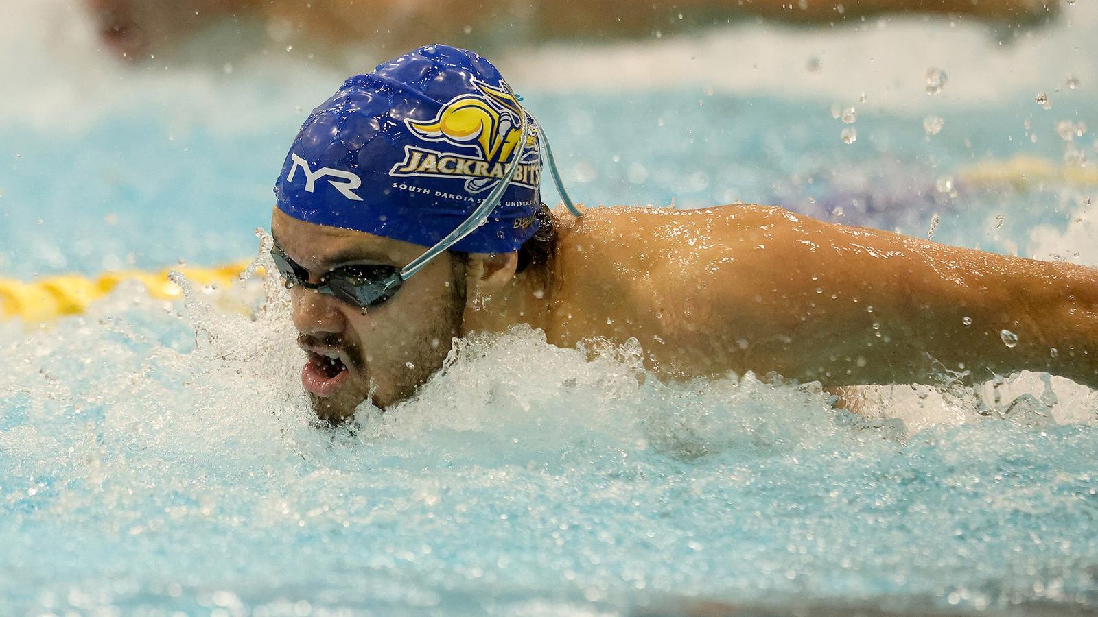 Jason Rhodes Ut Diver JACKS UPEND COYOTES IN FINAL DUAL OF SEASON - South Dakota State ...